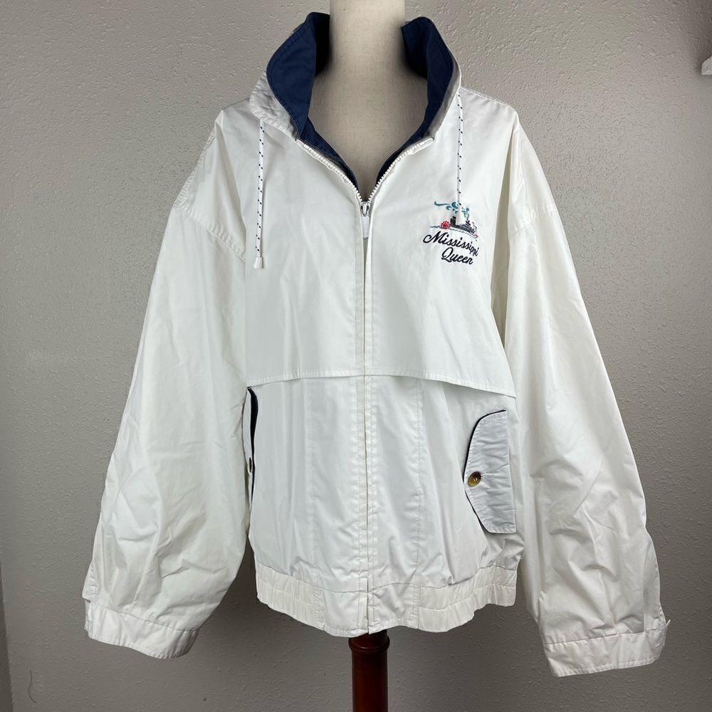 Mississippi Queen White Jacket Size XL EUC